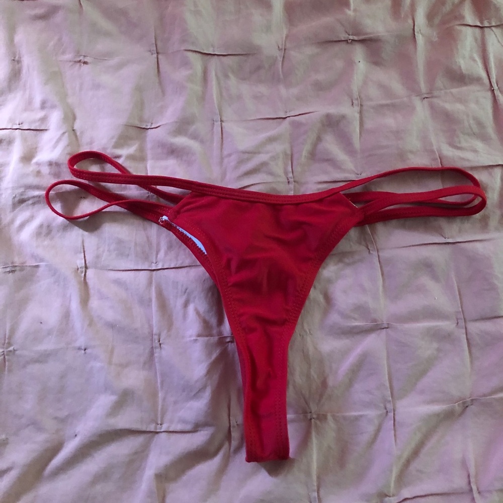 Rose Red Two Strap Bottoms